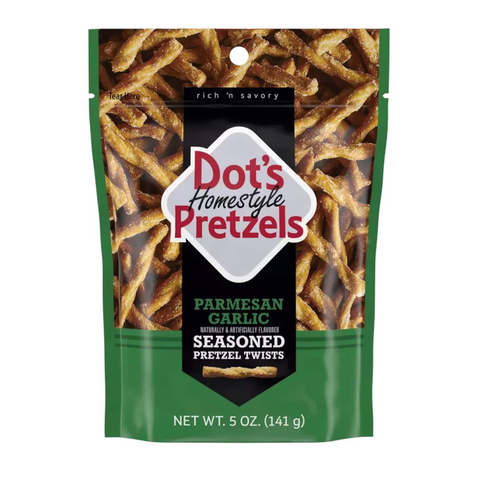 Dot's Homestyle Pretzels Parmesan Garlic Seasoned Pretzel Twists